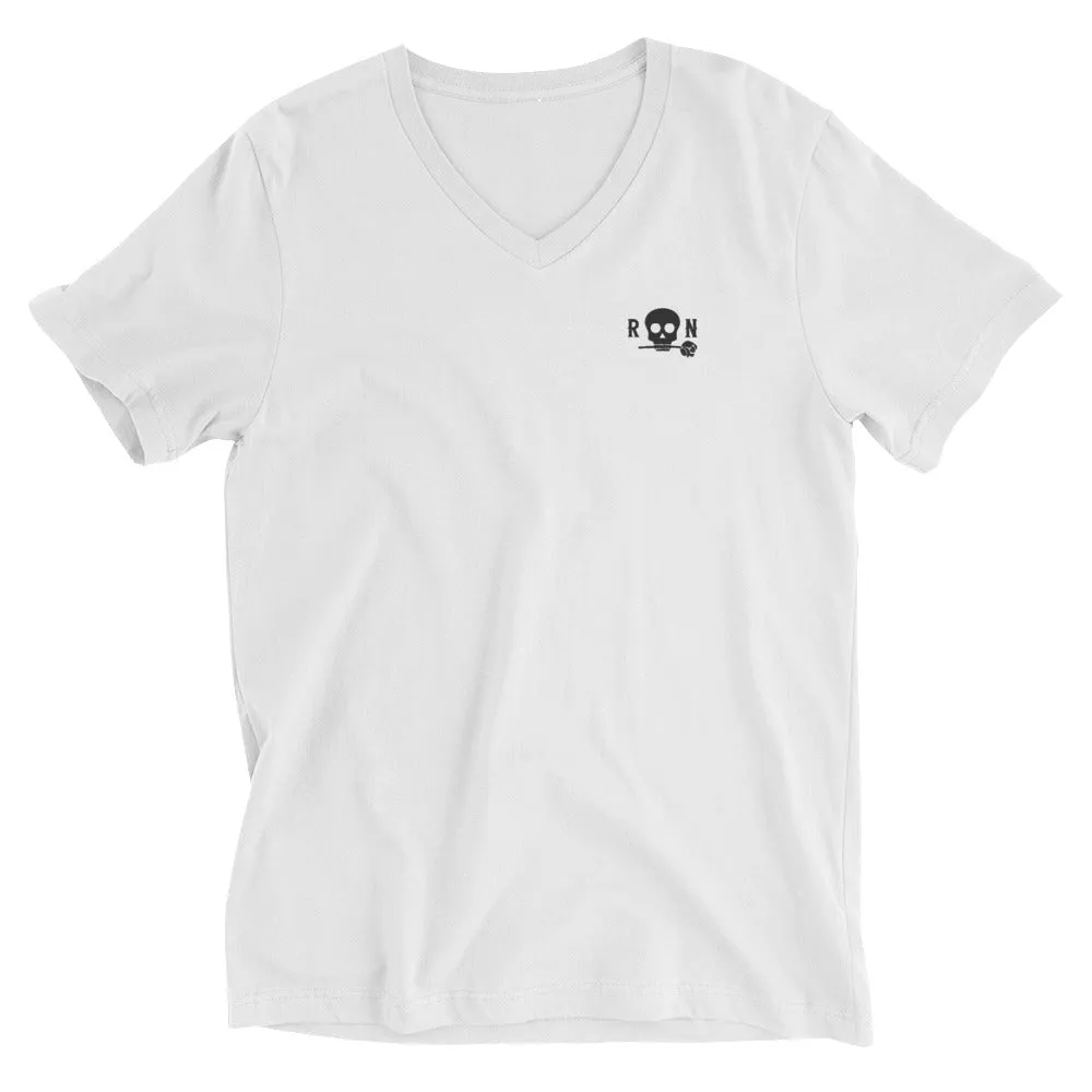 Skull V-Neck T-Shirt