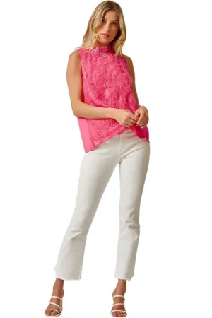 Sleeveless Lace Top