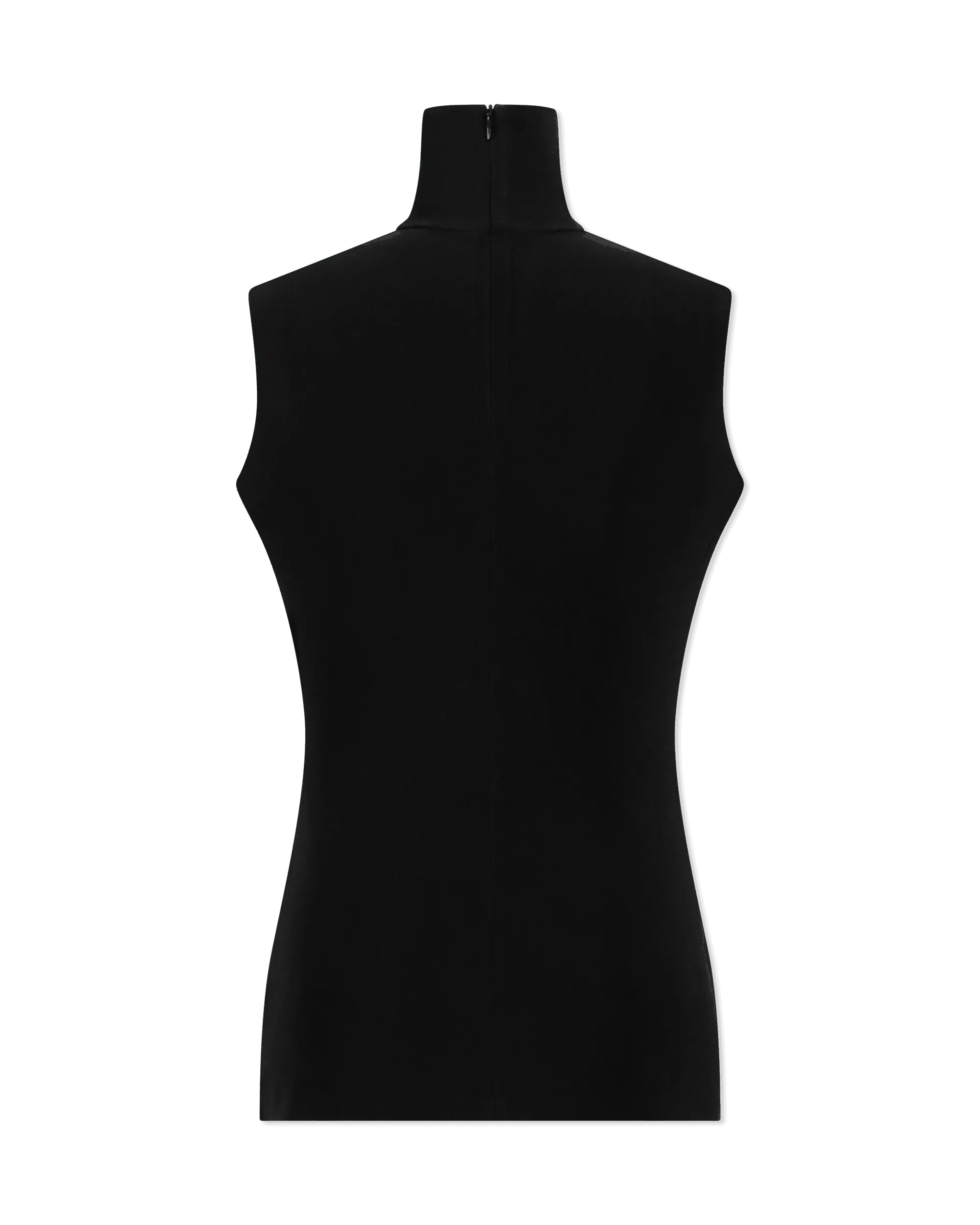 Slim Fit Sleeveless Turtle Top