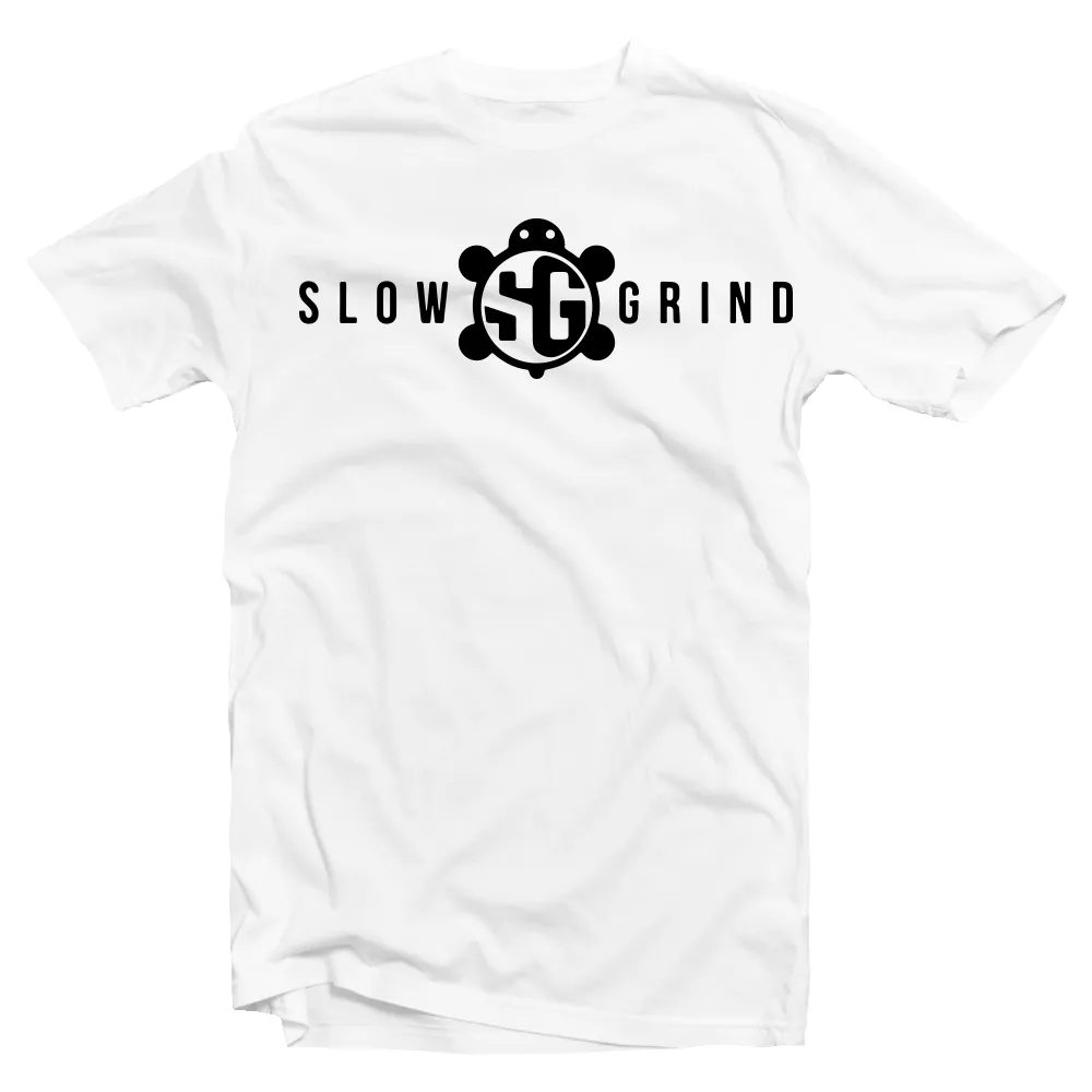 SlowGrind™️ Original Tee (White/ Black)