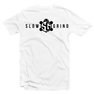 SlowGrind™️ Original Tee (White/ Black)