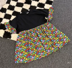 Smiley T-Shirt Smock