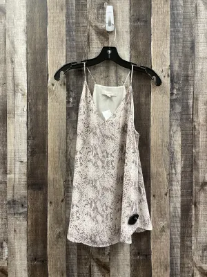 Snakeskin Print Top Sleeveless Loft, Size S