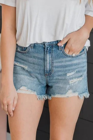 Sneak Peek High-Rise Shorts- Veronica Wash