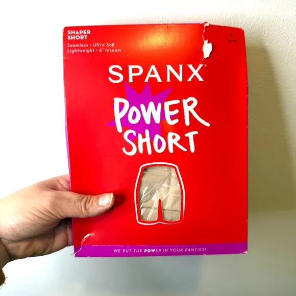 Spanx Power Shorts Shaper Short in Soft Nude Size Large