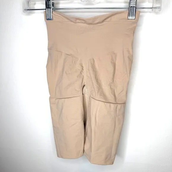 Spanx Power Shorts Shaper Short in Soft Nude Size Large