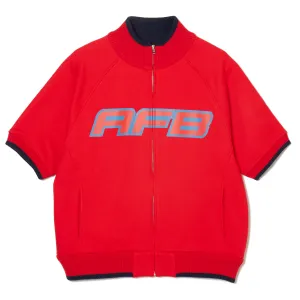 SPORTS ZIP UP TOPS / RED