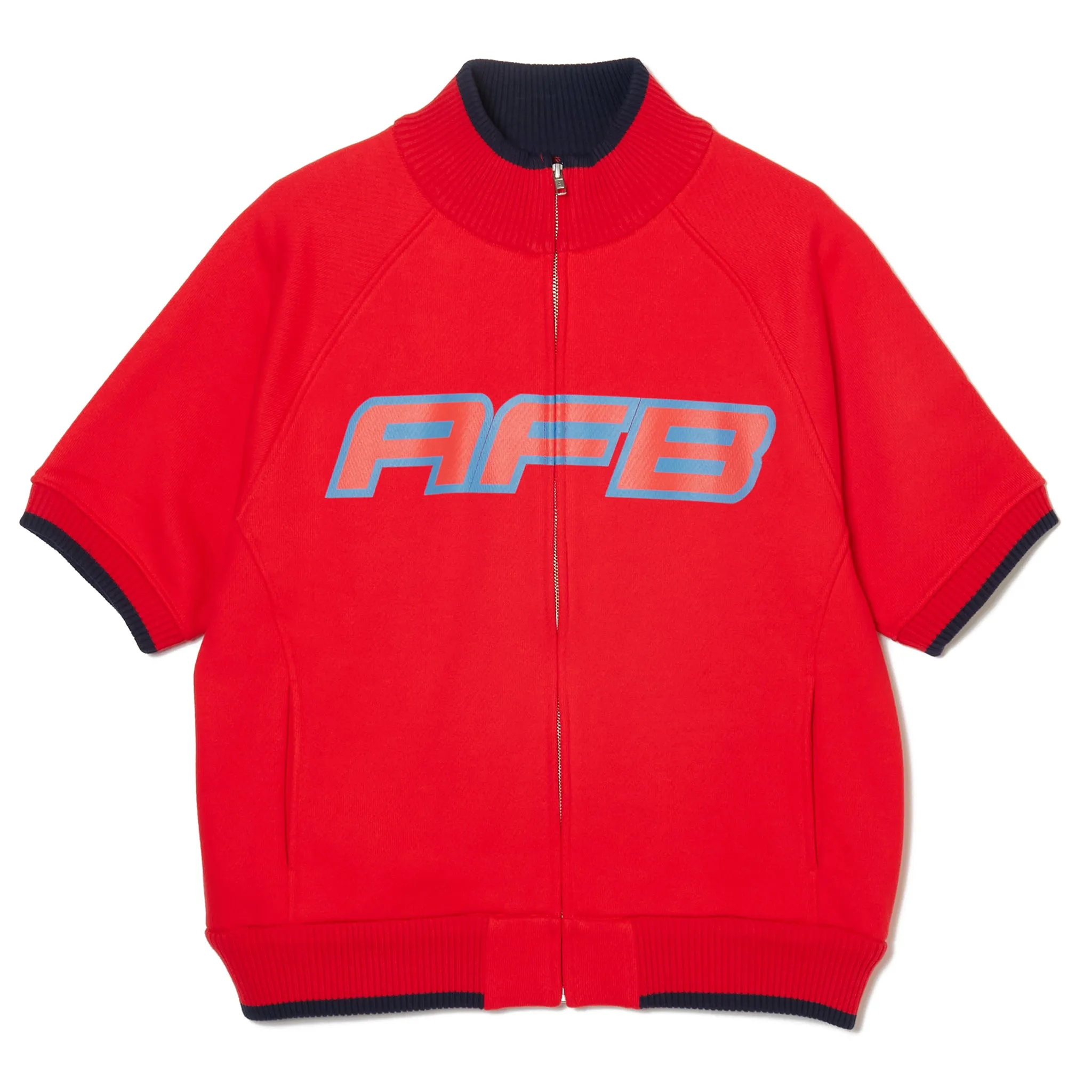 SPORTS ZIP UP TOPS / RED