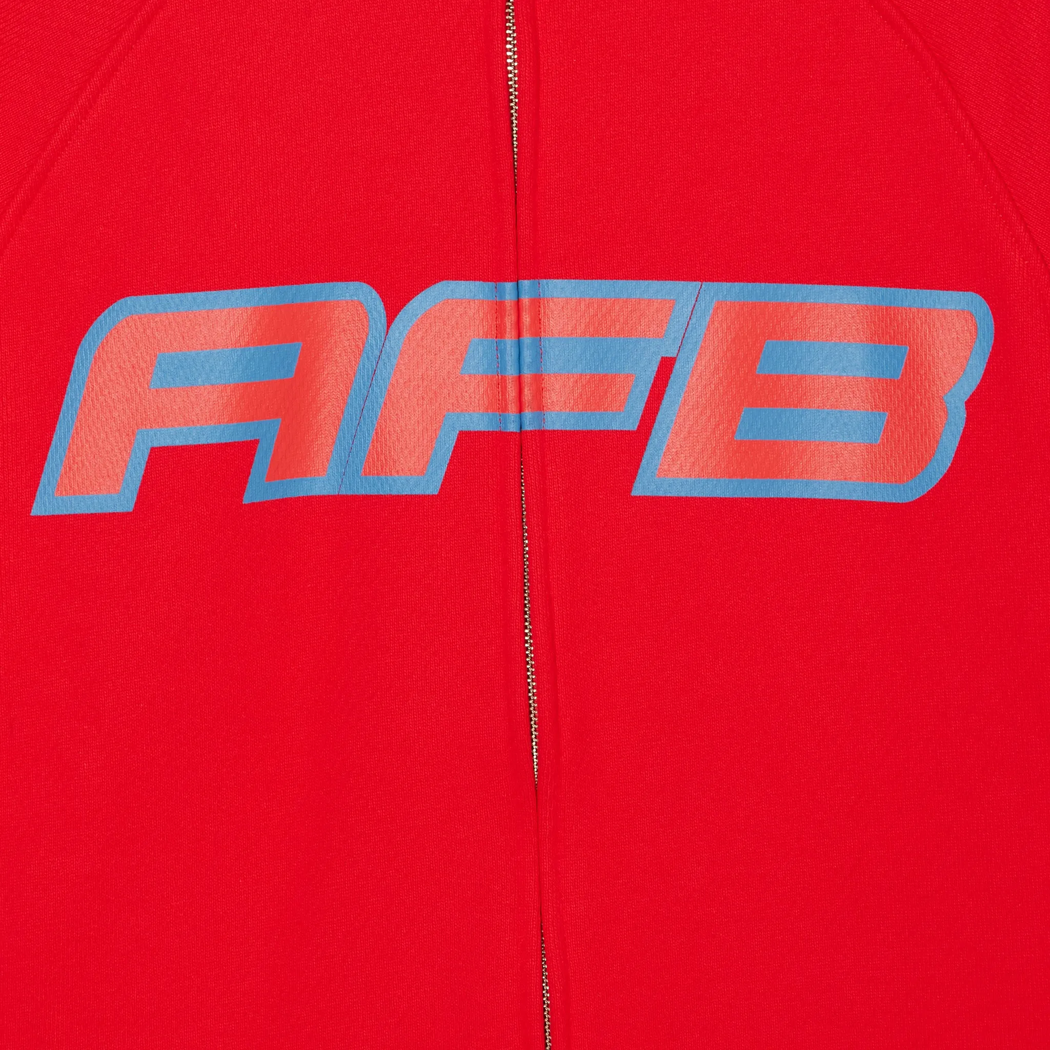 SPORTS ZIP UP TOPS / RED
