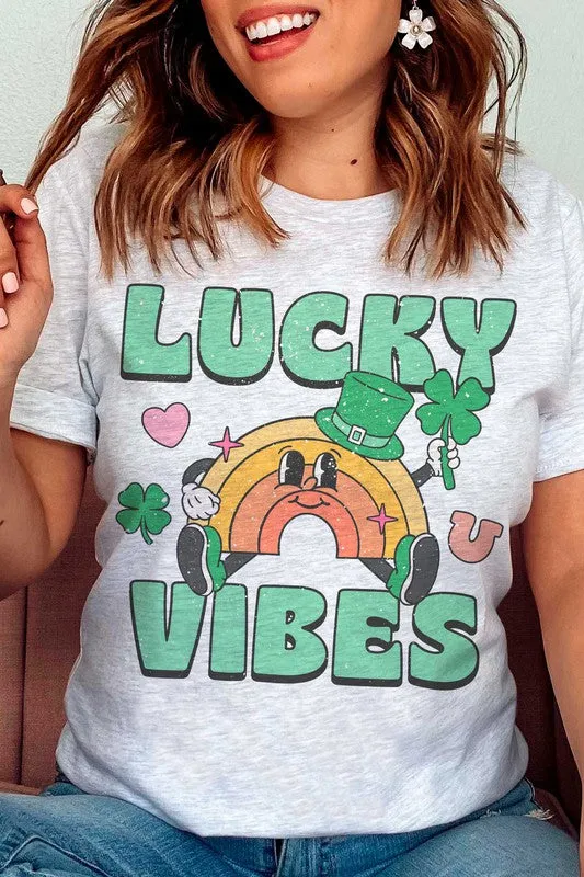 ST. PATRICK'S - LUCKY VIBES GRAPHIC TEE