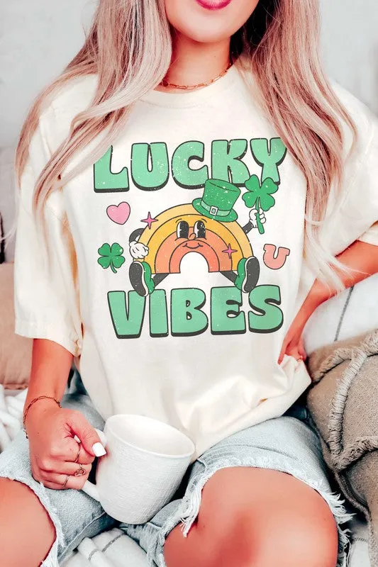 ST. PATRICK'S - LUCKY VIBES GRAPHIC TEE
