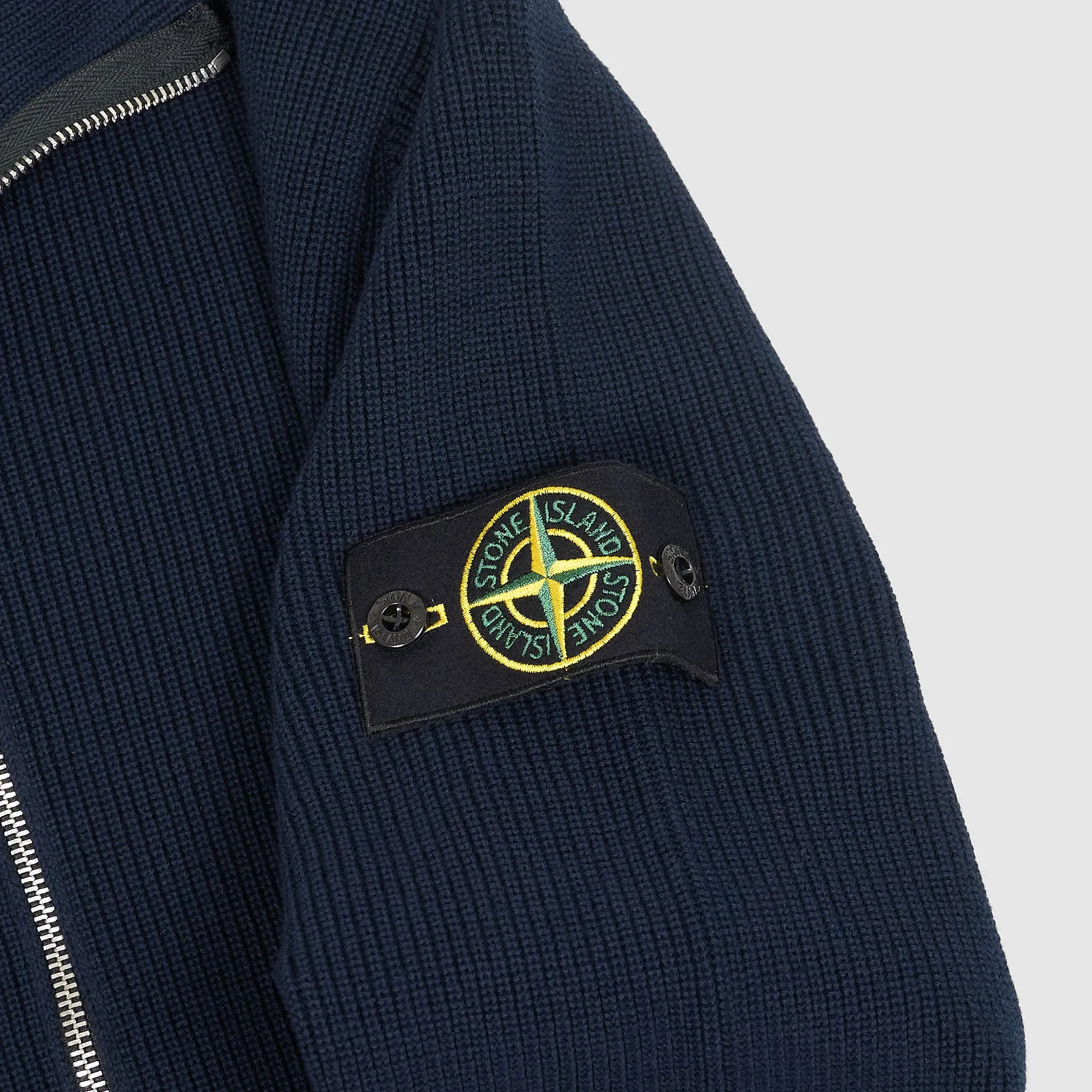Stone Island Full Zip Collar Cardigan