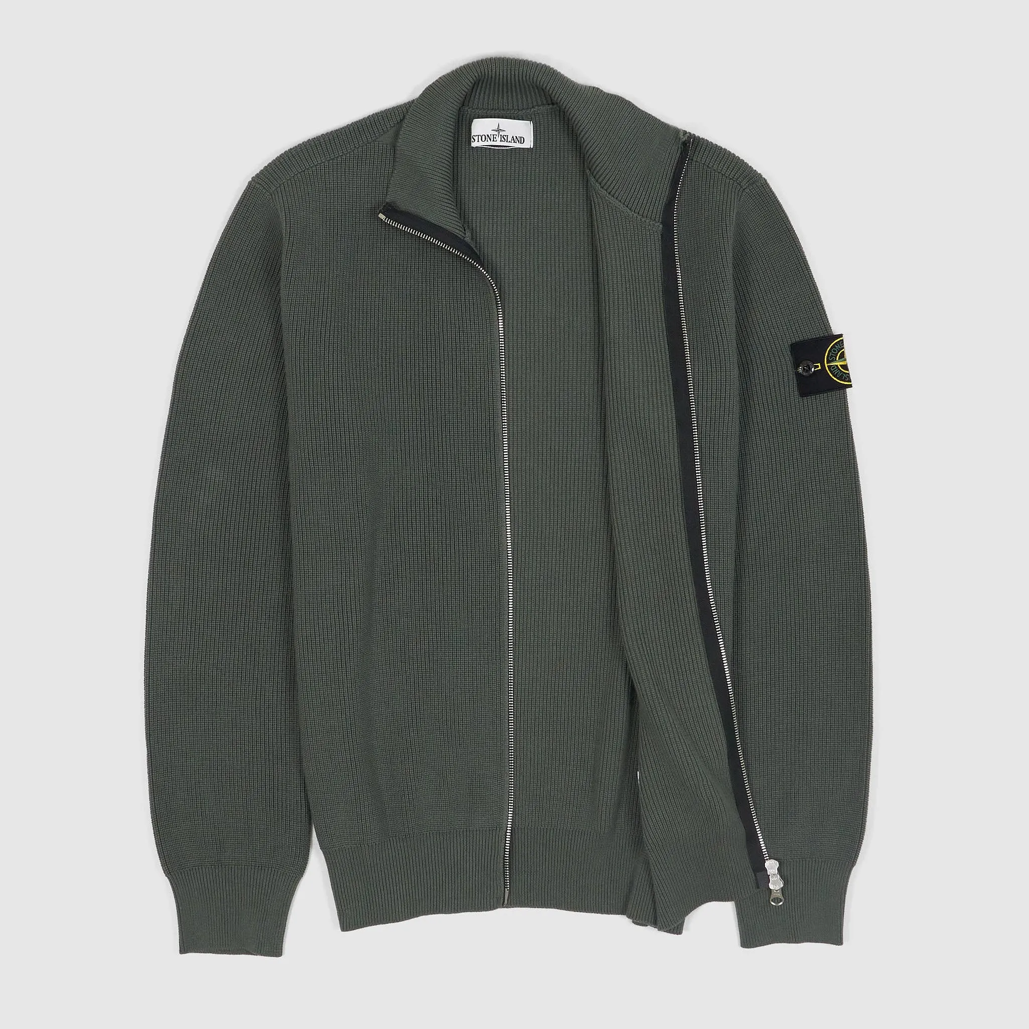 Stone Island Full Zip Collar Cardigan