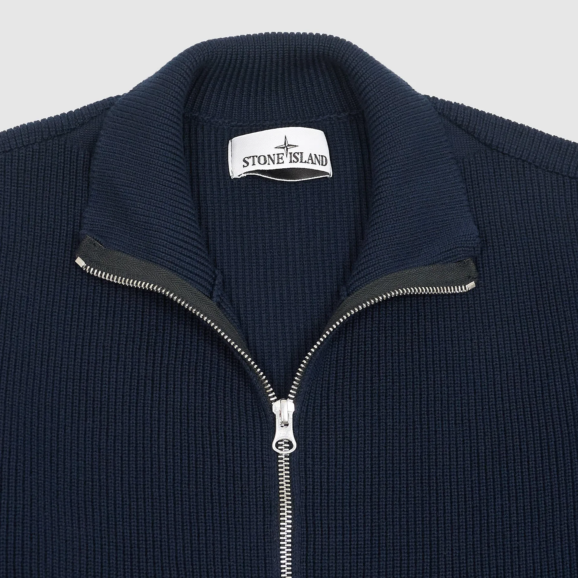 Stone Island Full Zip Collar Cardigan