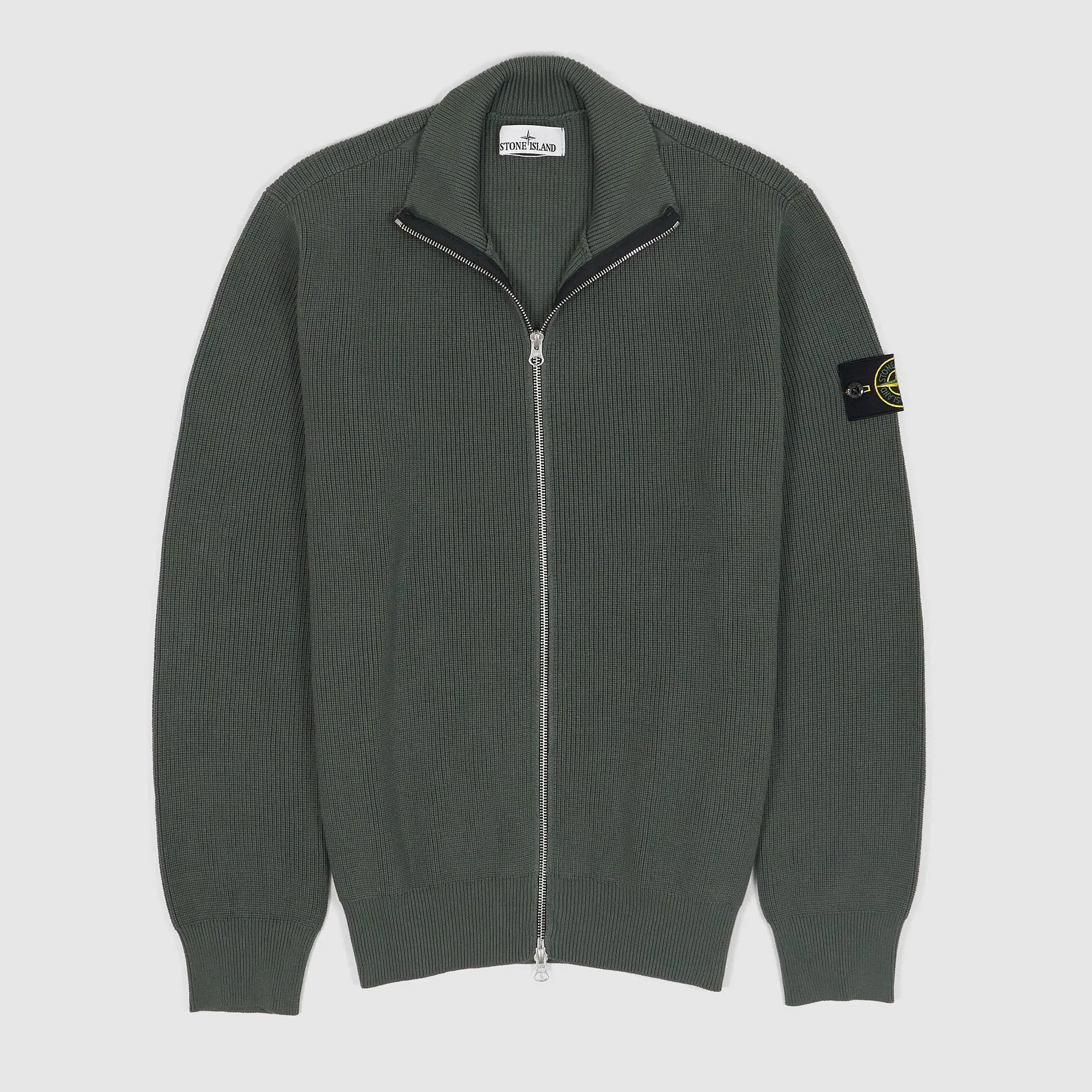 Stone Island Full Zip Collar Cardigan