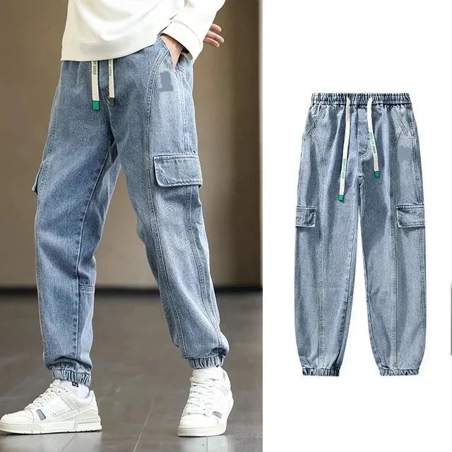 StreetStyle FlexDenim Herren Cargo Jogger Jeans
