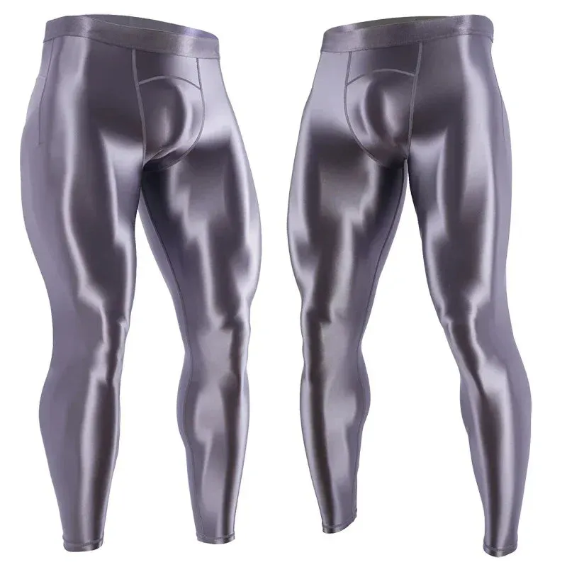 Stretch Shiny Sports Leggings