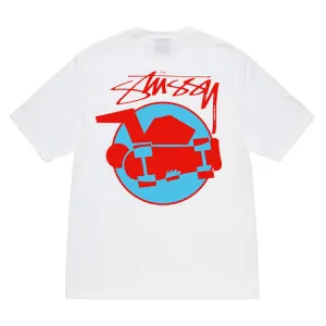 Stussy Skateman T-Shirt White