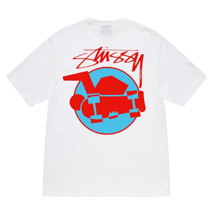 Stussy Skateman T-Shirt White