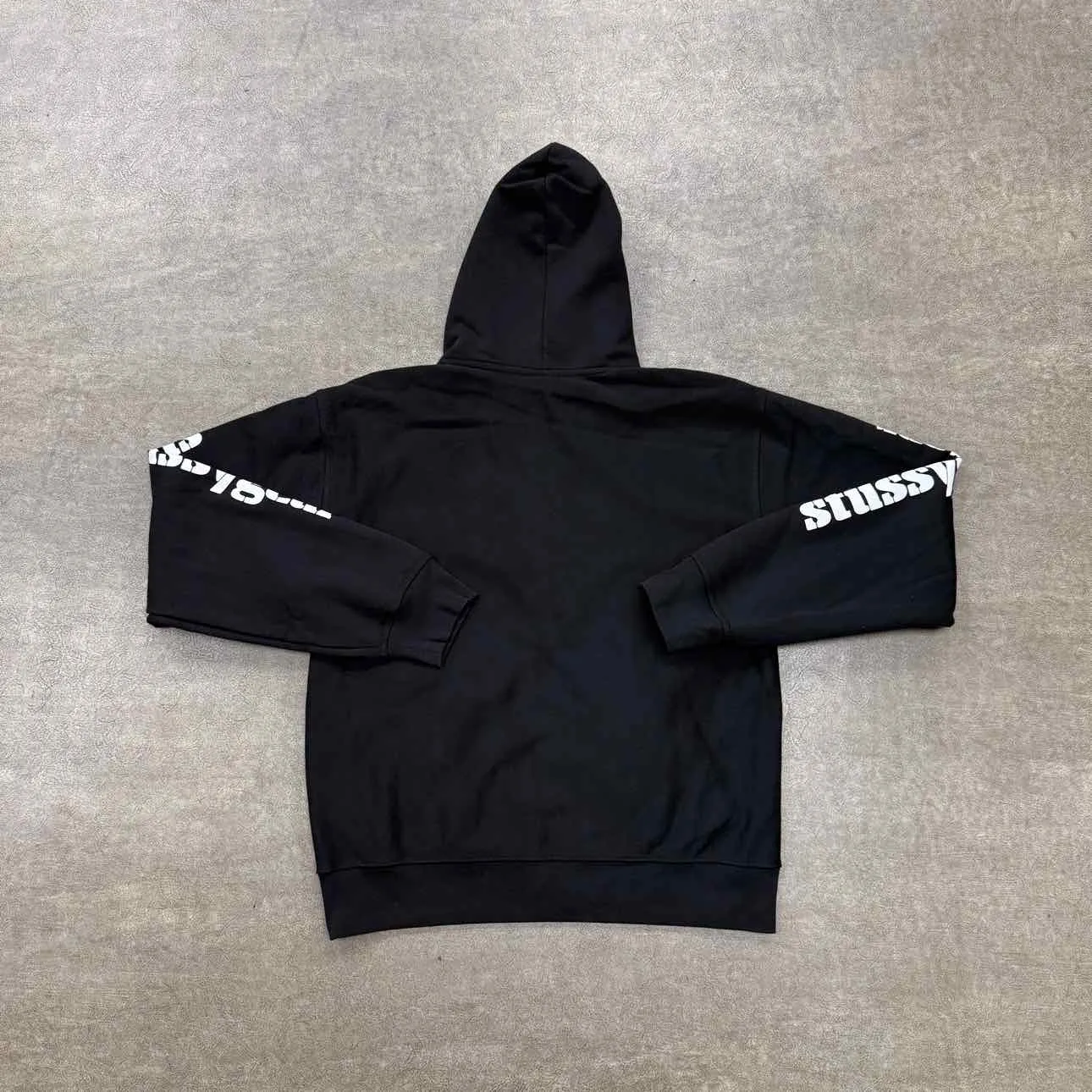 Stussy Zip Up "GEAR ZIP" Black New Size 2XL
