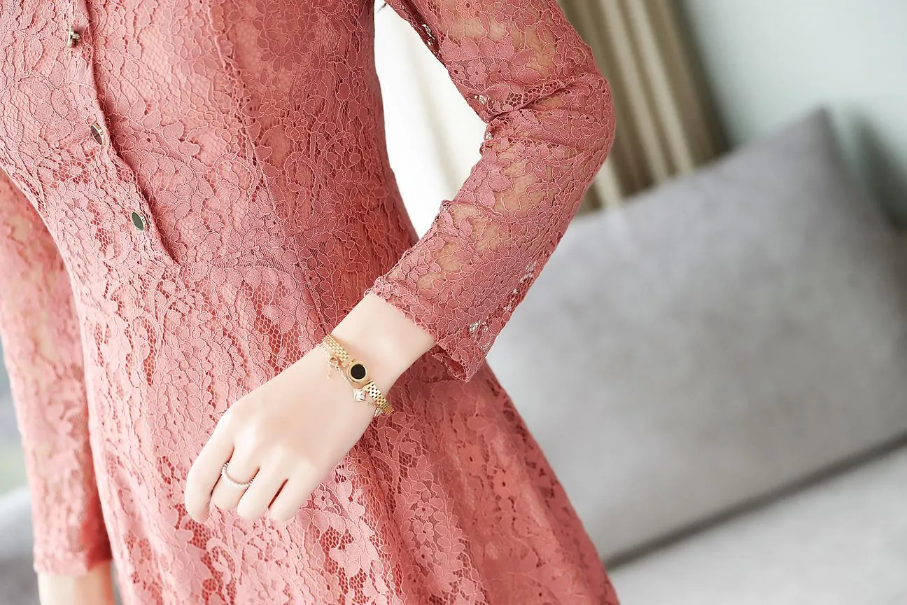 Stylish Button-up Long Sleeve T-Shirt Dress for a Flattering Fit