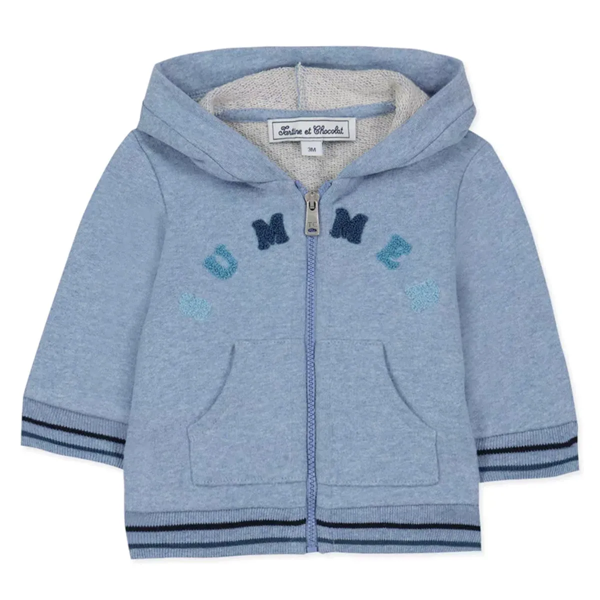 Summer Blue Chambray Sweatshirt