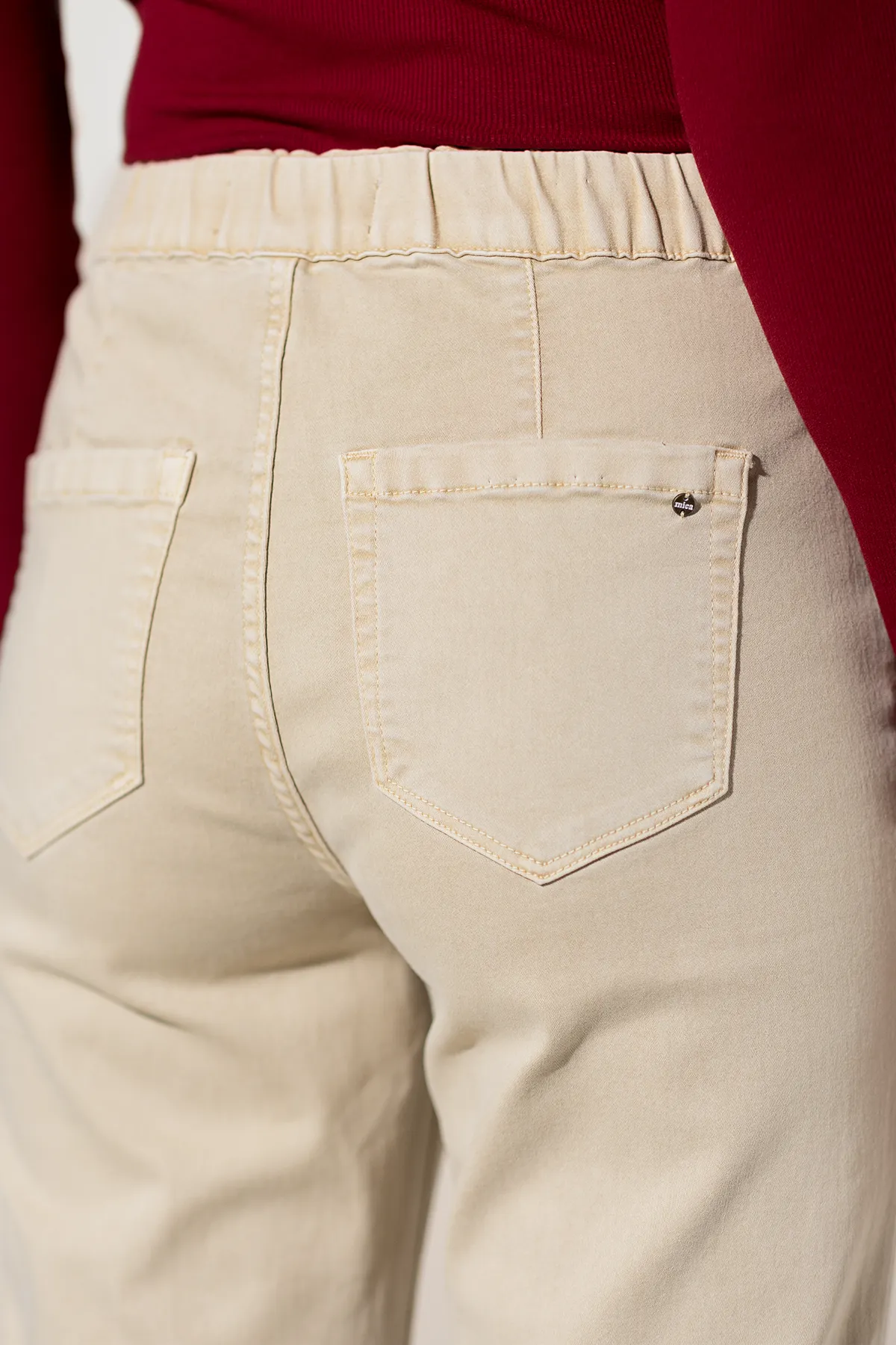 Super High Rise Jogger Pants with Elastic Leg