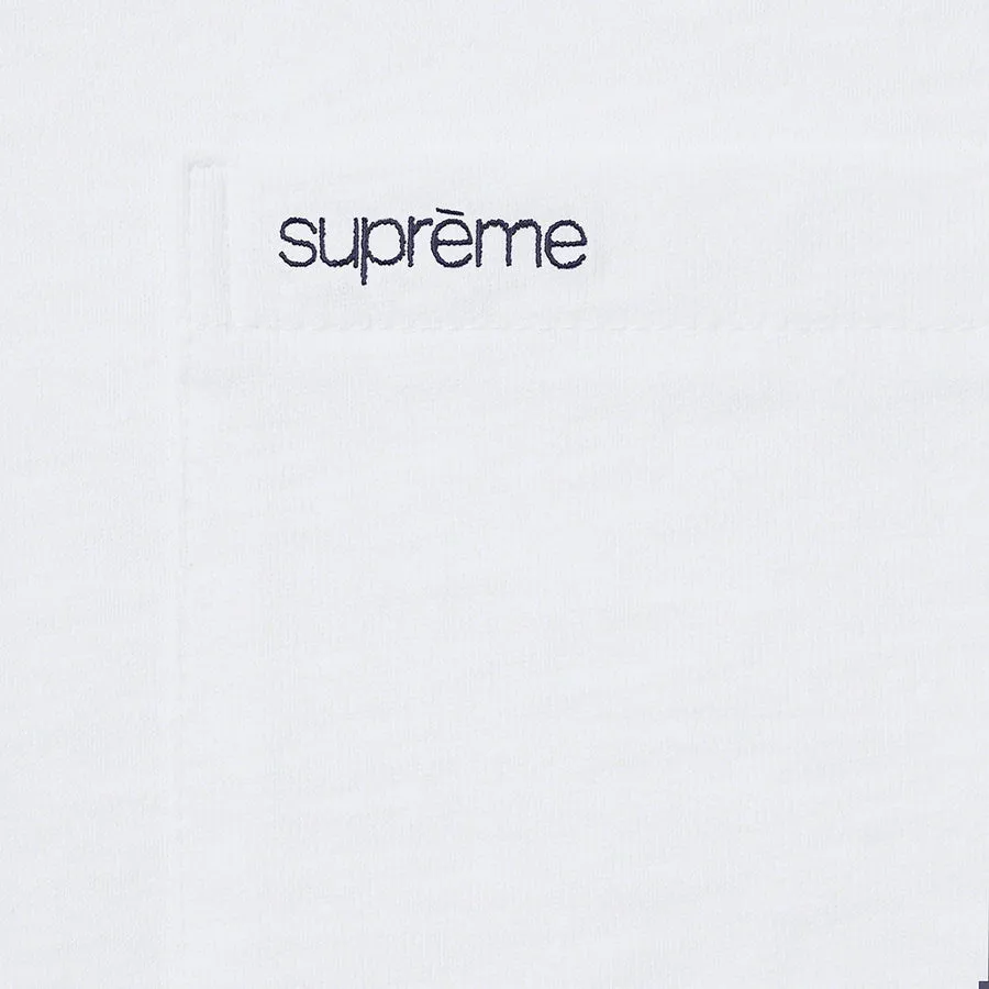 Supreme S/S Pocket Tee- White