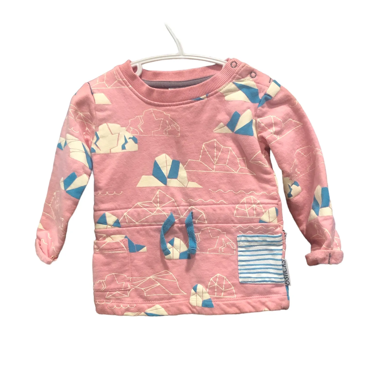 Sweatshirt Dress, 0-3m // 6 sticks