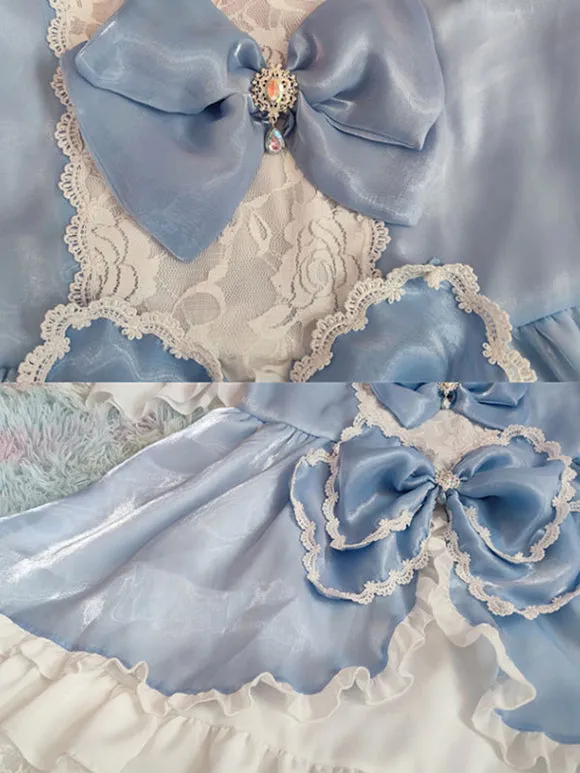 Sweet Lolita Dress Polyester Sleeveless Sweet Jumper Lolita Dress