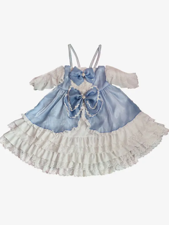 Sweet Lolita Dress Polyester Sleeveless Sweet Jumper Lolita Dress