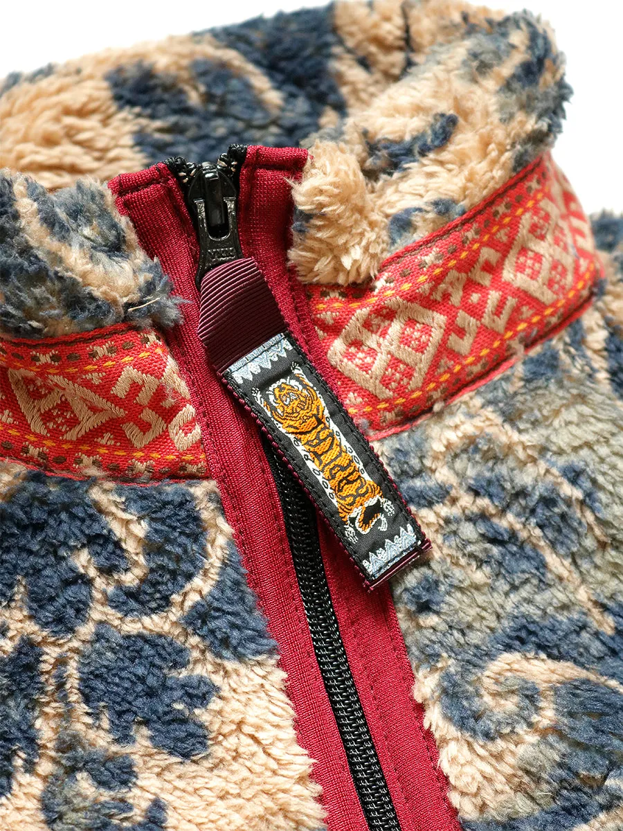 [S~XL] DS! Kapital Damask Fleece Zip Up Jacket