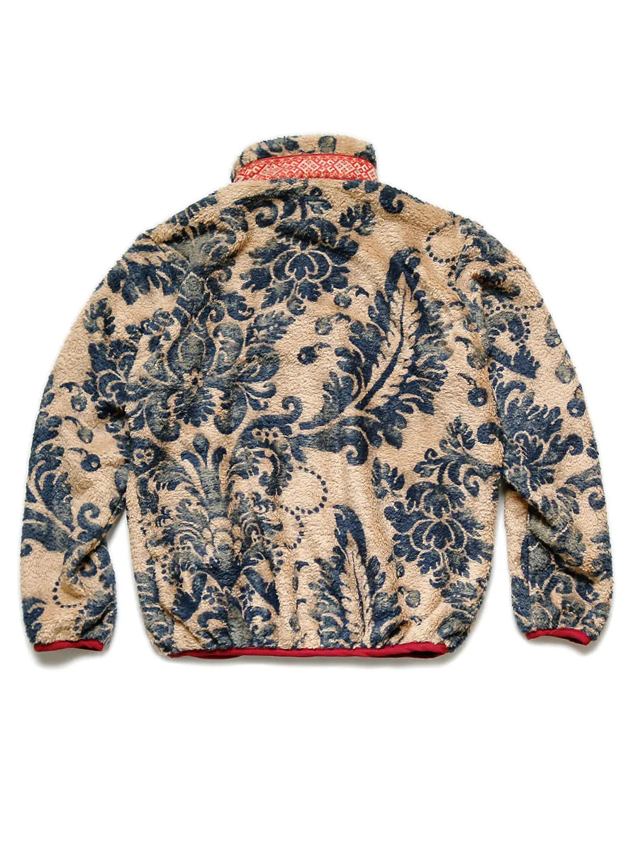 [S~XL] DS! Kapital Damask Fleece Zip Up Jacket