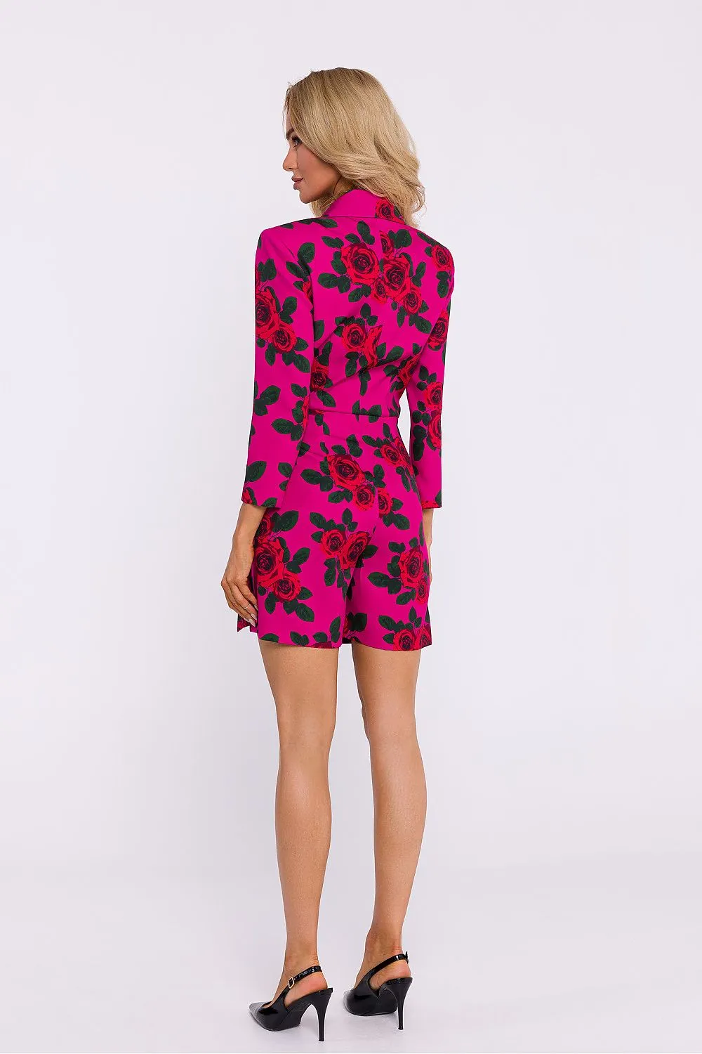 Tailored Jacket-Cut Jumpsuit