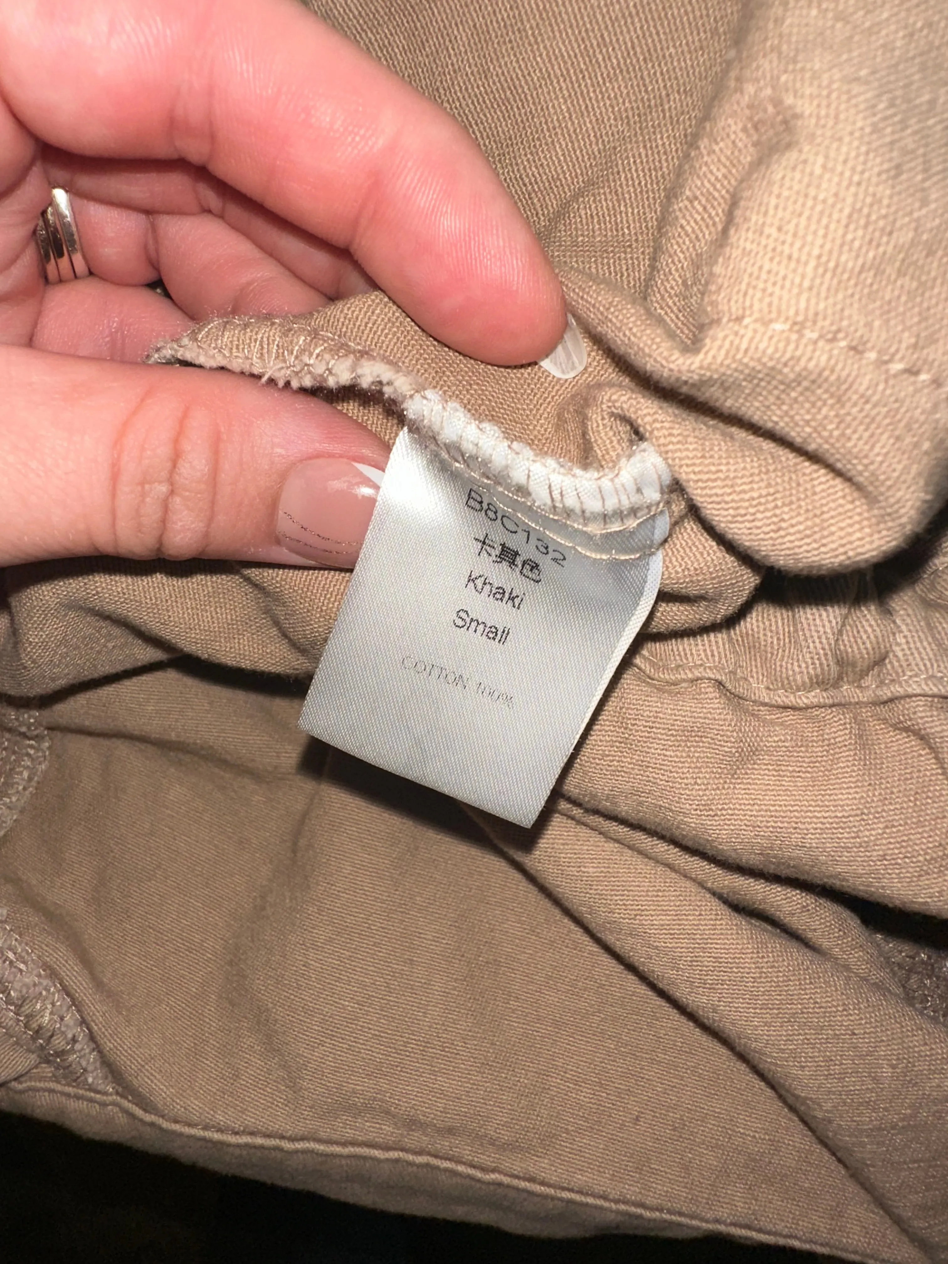 Tan Zip Up///Button Up Jacket (Small)