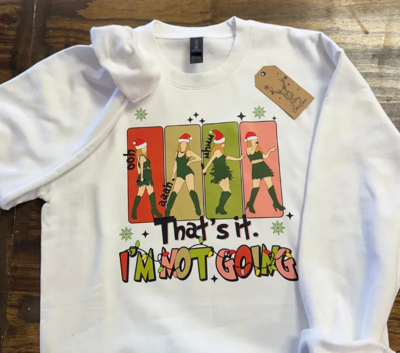That's It, I'm Not Going" Holiday Crewneck