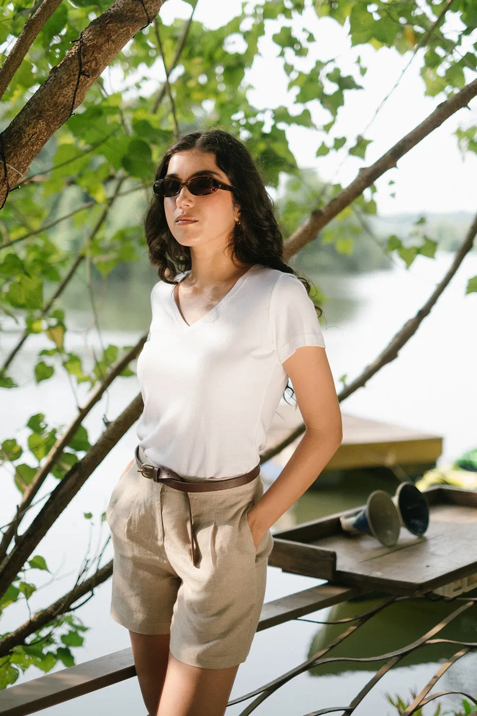 The Linen Tailored Shorts