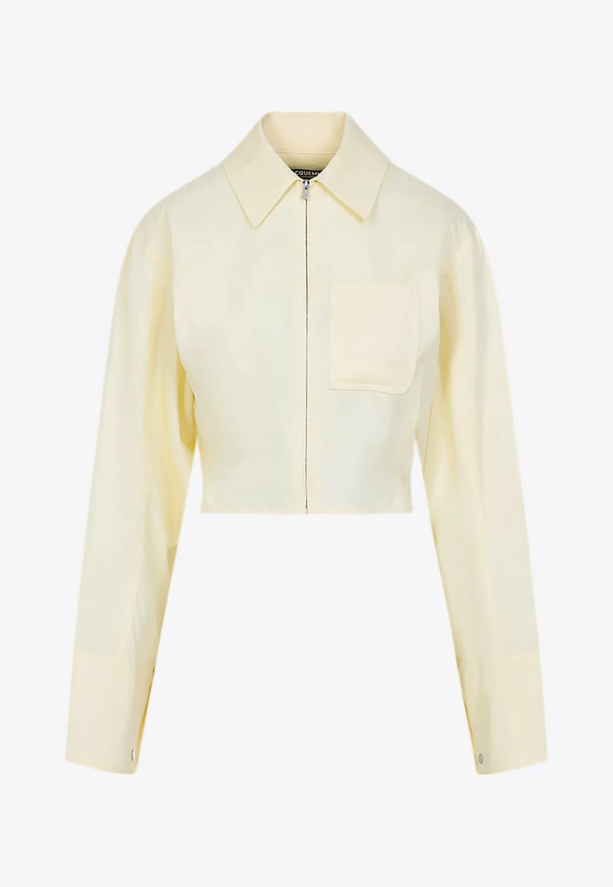 The Mirada Cropped Zip-Up Shirt