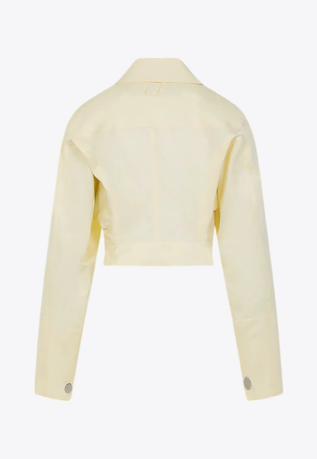 The Mirada Cropped Zip-Up Shirt