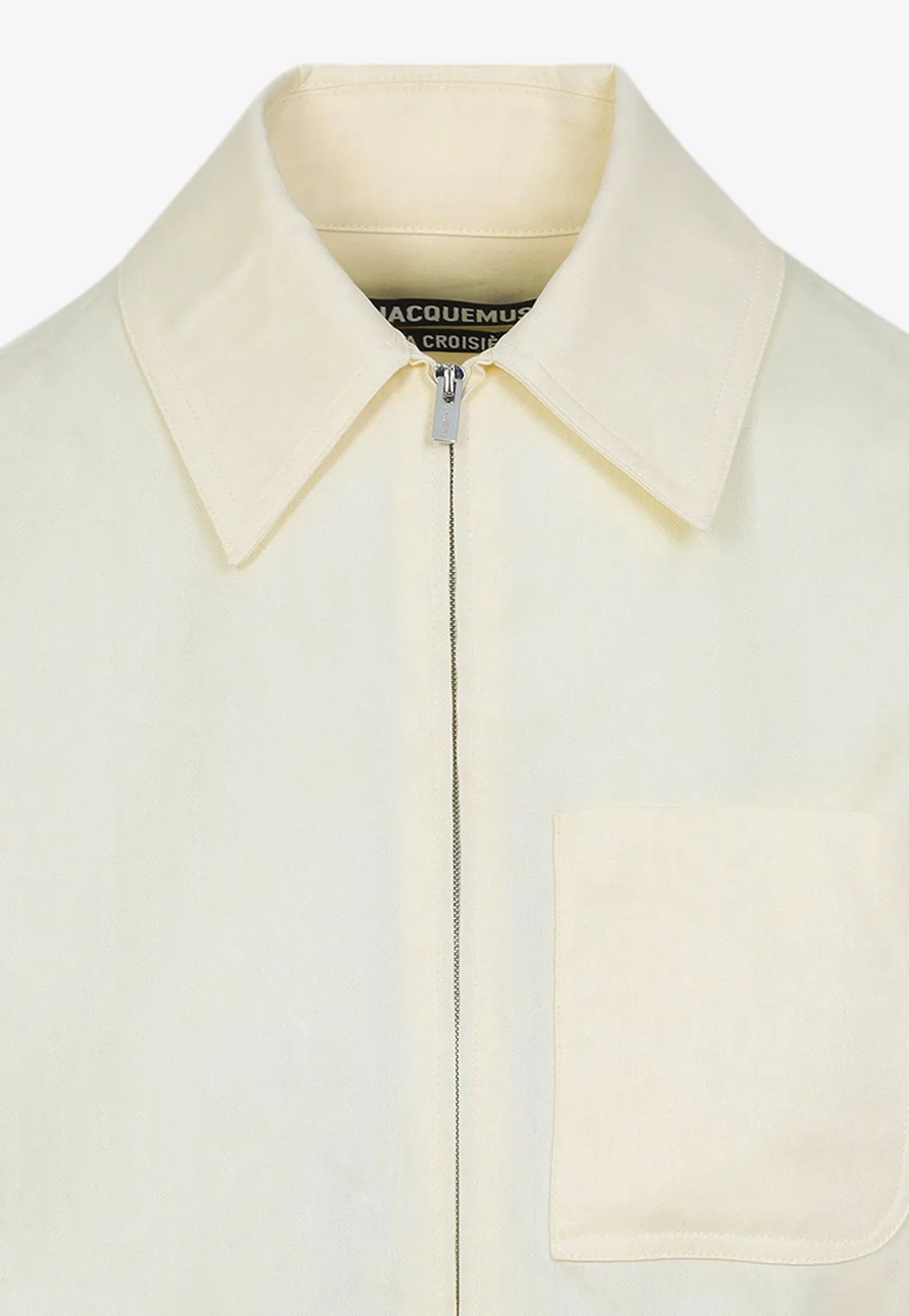 The Mirada Cropped Zip-Up Shirt