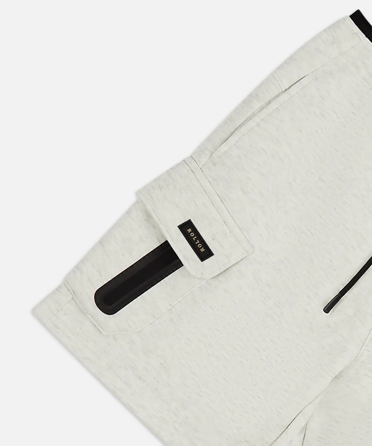 The Roler Romaine Track Short - Snow Marle