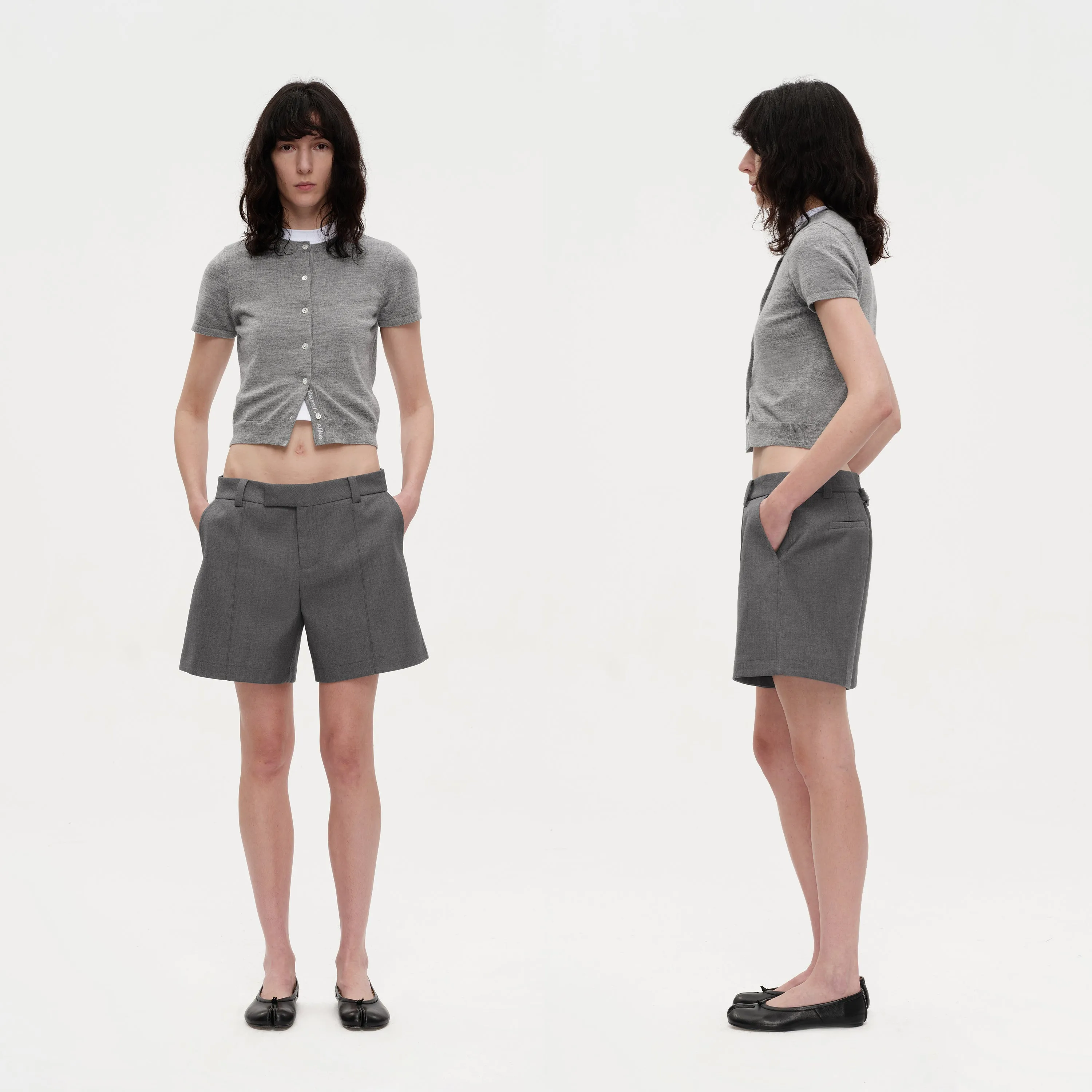 The Wide Leg Tailored Shorts