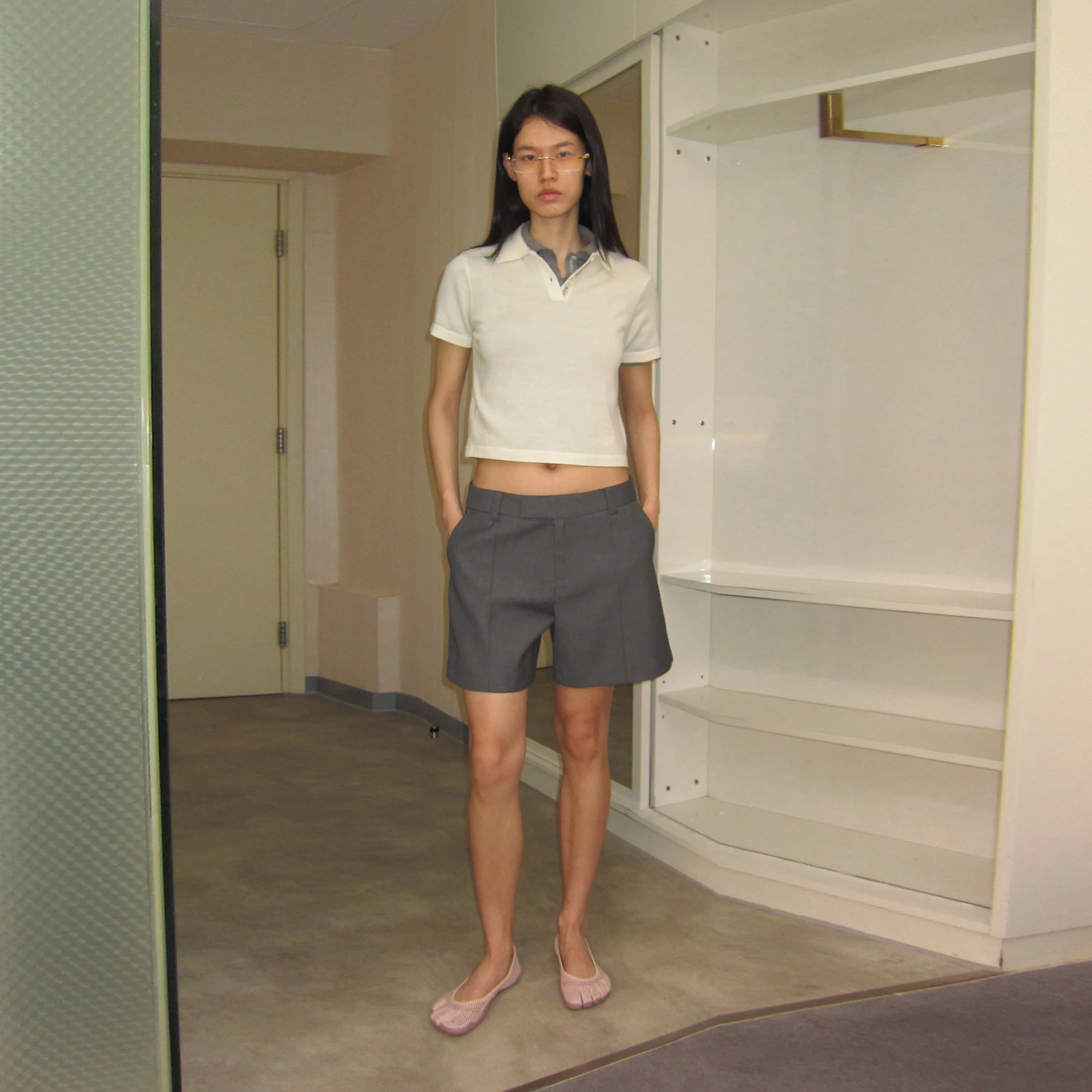 The Wide Leg Tailored Shorts