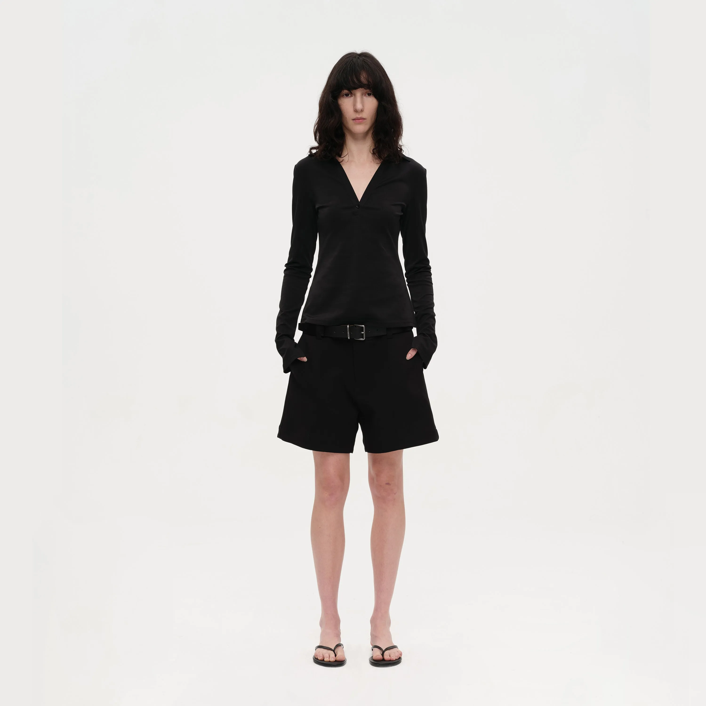 The Wide Leg Tailored Shorts