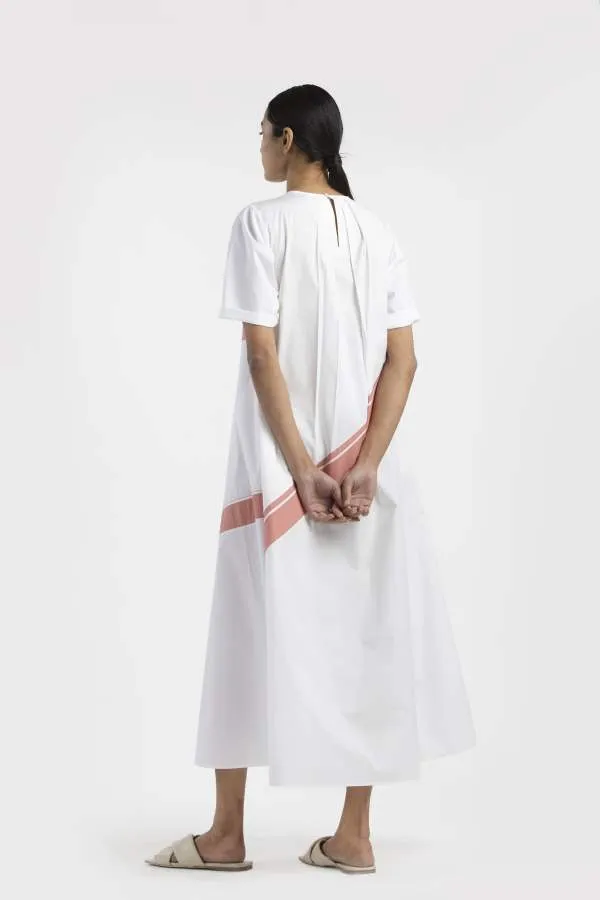 Three  I   Applique Stripe Dress