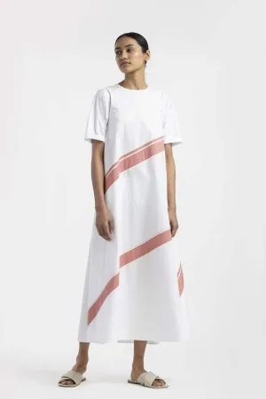 Three  I   Applique Stripe Dress