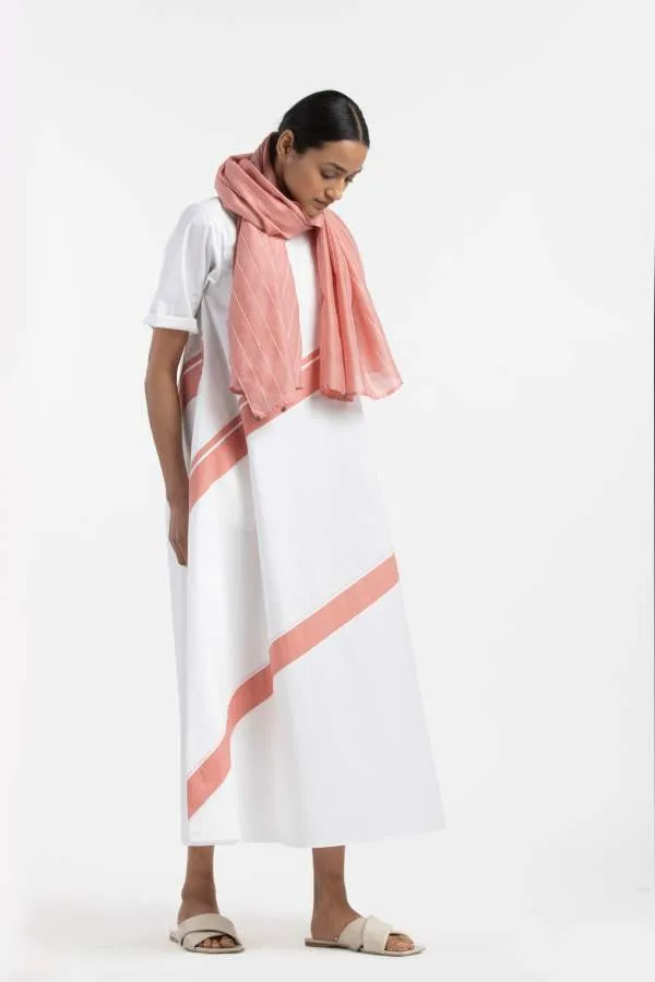 Three  I   Applique Stripe Dress