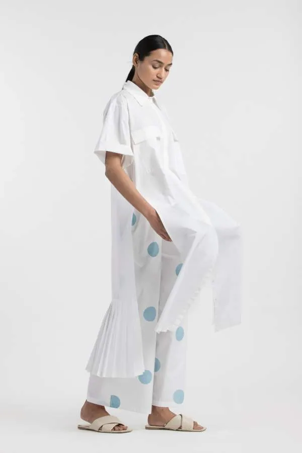 Three  I   Bottom Pleat Shirt  I  Braod Bottom Pant