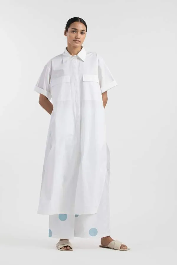 Three  I   Bottom Pleat Shirt  I  Braod Bottom Pant