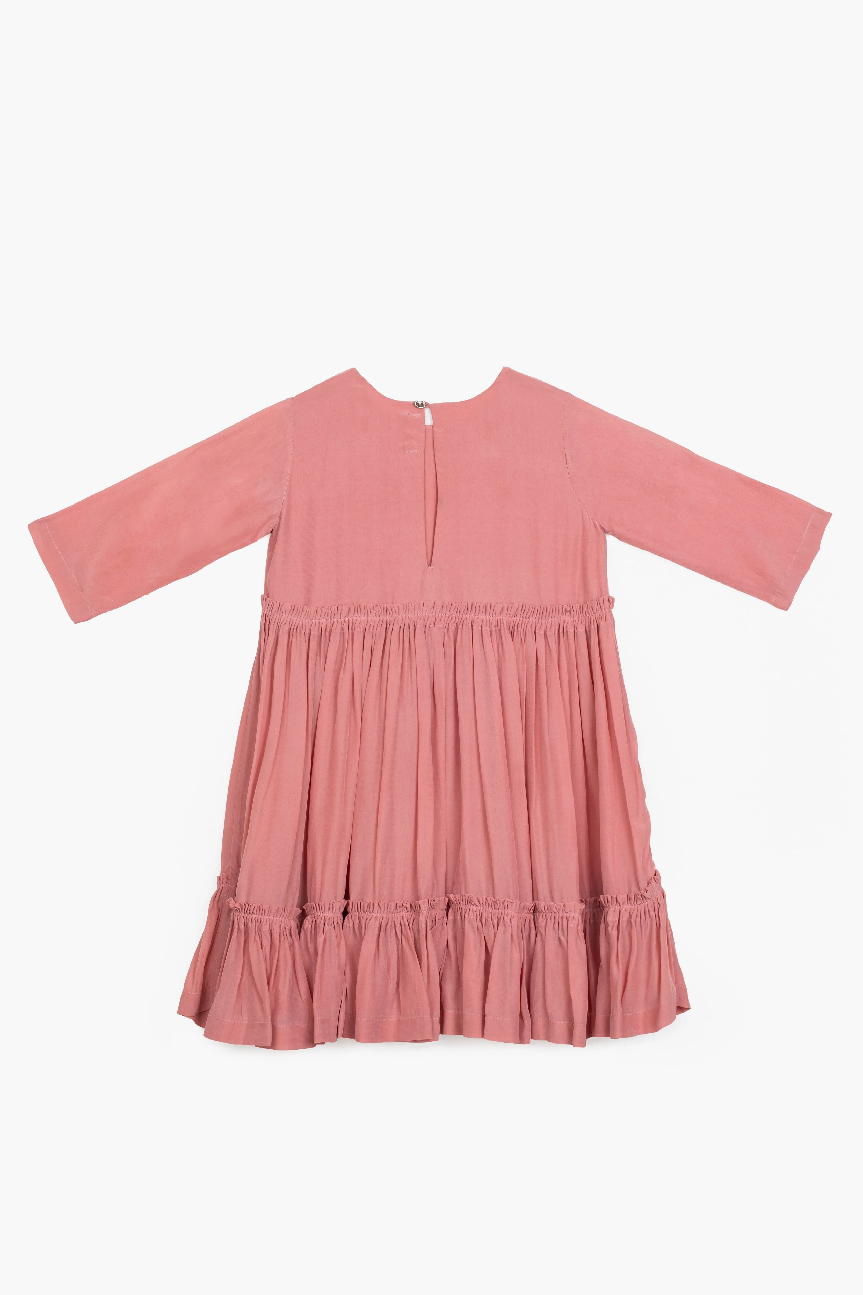 Three  I   Frill Dress  Crepe